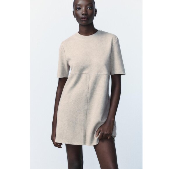 New Zara Short Soft Dress Size Small - Picture 2 of 9
